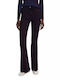 Coco Damenjeans Schlaghose Bordeaux