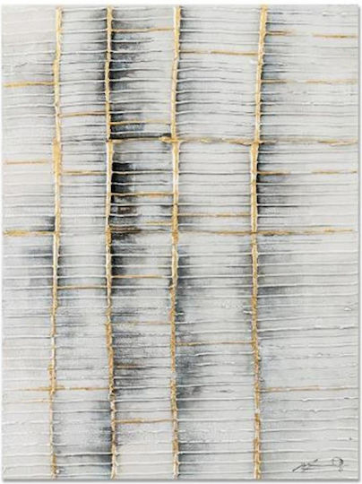 Painting Grey Gold Parts 90x120cm