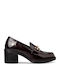 Pumps mit mittelhohem Absatz Burgundisch