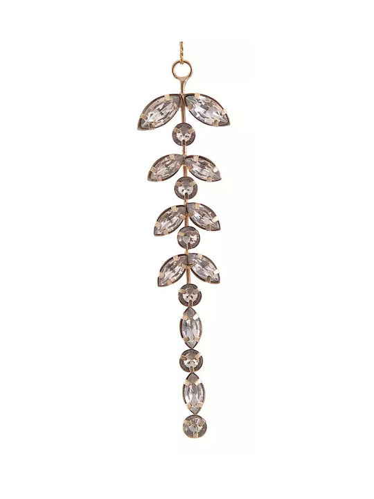 Hängender Weihnachtsbaumschmuck Zweig Silber Hängender Weihnachtsbaumschmuck Zweig Silber