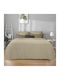 Lino Home Lipe Coverlet Single Microfiber Beige 160x220cm