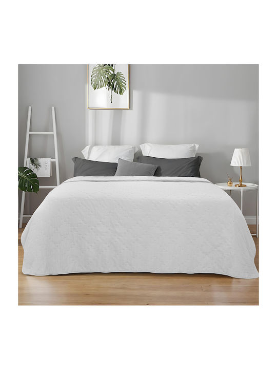 Lino Home Lipe Off Κουβερλί Μονό Microfiber Off White 160x220cm