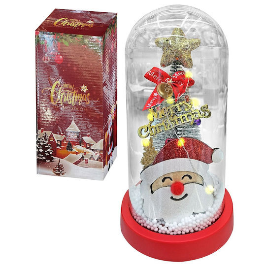 Glass Light Tree Saint 22x11cm Xmasfest 1133972
