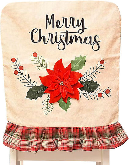 XMASfest Weihnachtlich Stuhlbezug Stoff L54xB49xD3cm.