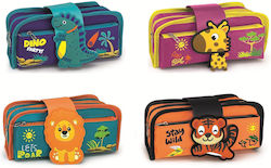 Pencil Case Lebez Cylinder Wild Animals