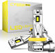 Lamps Car & Motorcycle Ip68 A900 C9 Cyberbeam H11 / H8 / H9 / H16 LED 6500K Cold White 12-24V 80W 2pcs