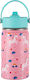 Queen Mother Kids Water Bottle Thermos Unicorn Stainless Steel with Straw Pink 350ml