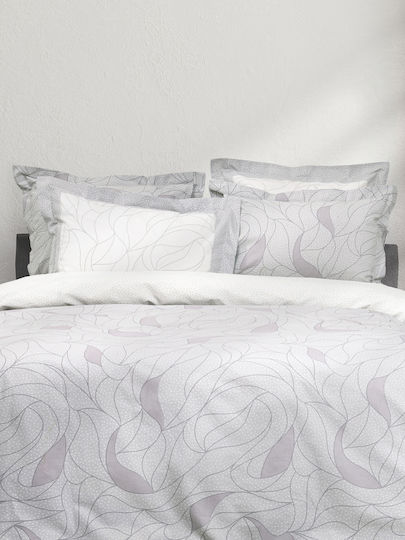 Nima Hoop Pillowcase Oxford Gray 52x72cm.