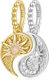 Ασημενιο Charm 925 Sun Moon