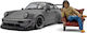 1/18 Porsche 911 964 RWB Rauh-Welt Body Kit 2024 Nardo Gray With Akira Nakai Figure