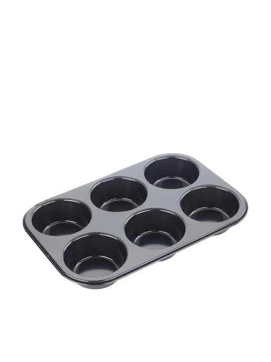 Costos Inox Cupcakes & Muffins 6 Cups Baking Pan 32.5x23cm