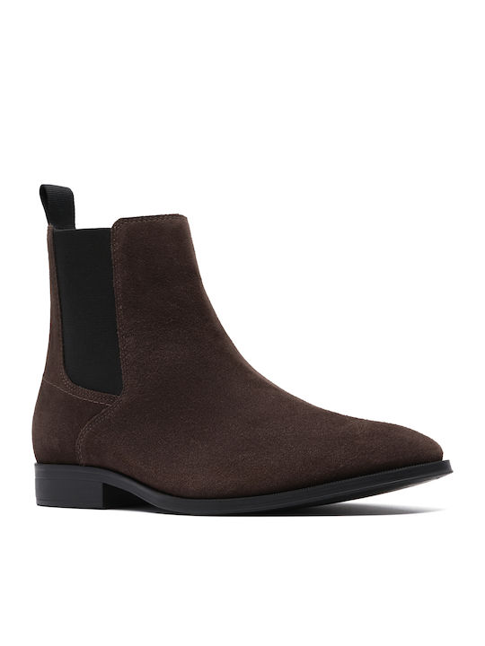 Clarks Easy Suede Brown Men's Boots