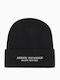 Beanie Männer Beanie Gestrickt in Schwarz Farbe