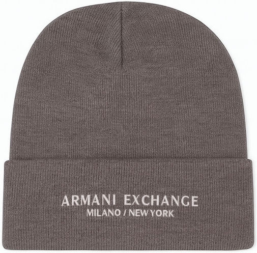 Beanie Ανδρικός Σκούφος Πλεκτός σε Γκρι χρώμα