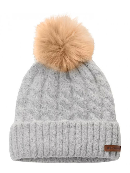 Winter Blur Ii Beanie Γυναικείος Σκούφος Πλεκτός σε Λευκό χρώμα