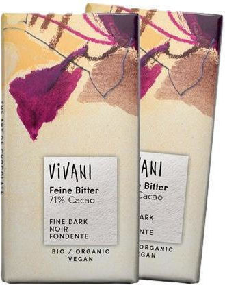 Vivani Fine Organic Chocolate Dark with 71% Cocoa 12.5gr