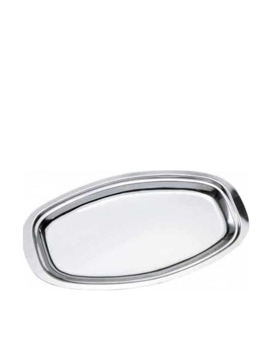 Costos Serving Platter Oval Silver 25x14.5cm