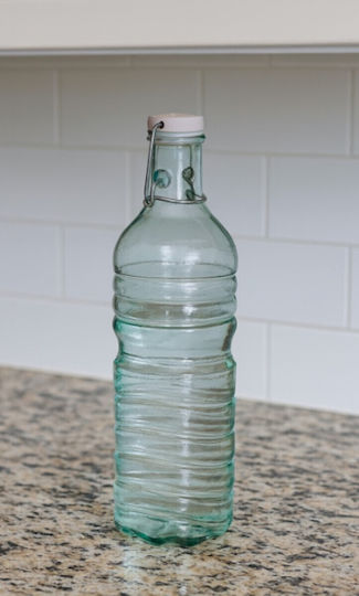 Galifas Μπουκάλι Νερού Γυάλινο με Κλιπ Διάφανο 1500ml