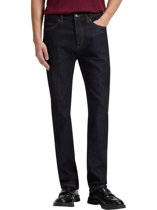 708 Ανδρικό Παντελόνι Τζιν με Slim Εφαρμογή Dark Blue