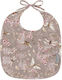 Cherry Wasserdichte Stoff Baby Lätzchen mit Spitzenband & Tasche Cherry Dunkel