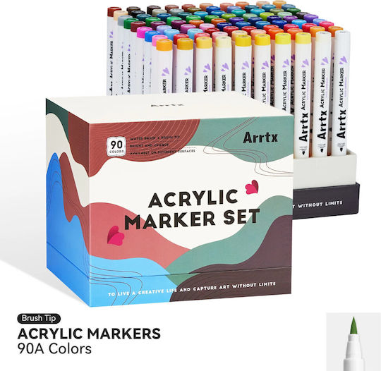 Arrtx Markere De Desen Set 90 Culori