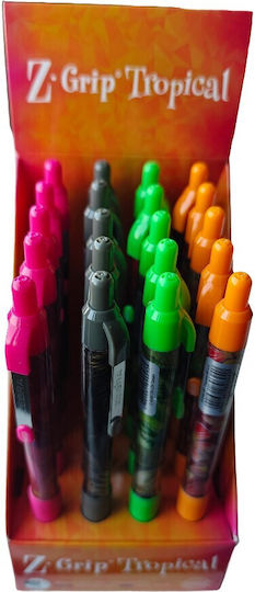 Zebra 20 Ballpoint Pens Ball Z-grip Tropical 1.0mm Blue Writing