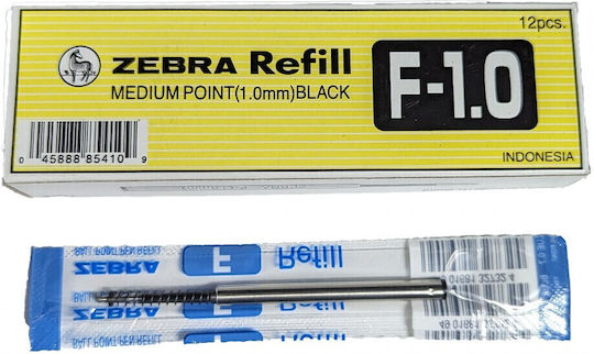 Zebra Aνταλλακτικό Ball Ανταλλακτικό Μελάνι για Πένα Fine Μαύρο