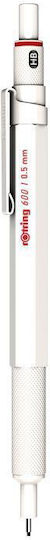 Rotring Μηχανικό Μολύβι 600 Pearl White Mechanical Pencil 0,5mm