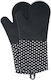 Wenko Oven Mitt Silicone Black 2pcs