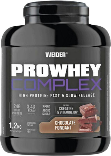 Weider Pro Whey Complex Πρωτεΐνη Ορού Γάλακτος με Κρεατίνη & Γεύση Σοκολάτα 1.2kg