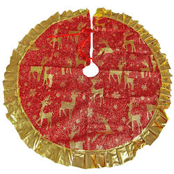 Christmas Tree Skirt Red D90cm.