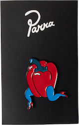 Parra Bell Pepper Enamel Pin Red