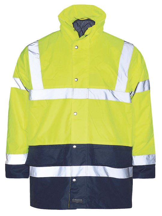 Fageo Work Jacket Reflective Yellow