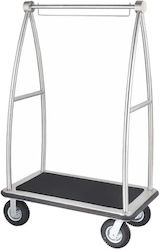 Trolley Für Schweres Gepäck Inox 116x63x193cm Trolley Für Schweres Gepäck Inox 116x63x193cm