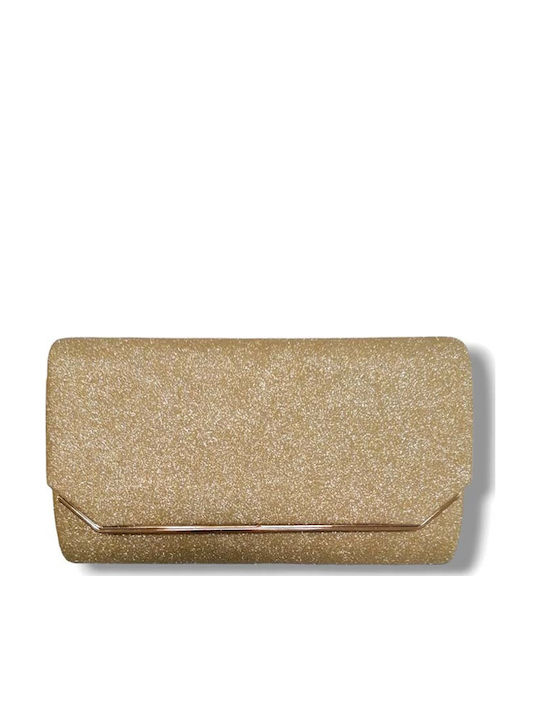 Vintage Τσαντάκι Glitter West Gold