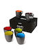 Miamio Set Căni Maro De ceramică Multicolore 350ml 6buc
