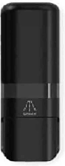 Kommerzieller Seifenspender Schwarze 250ml 6.5x7.5x21cm Sk40m