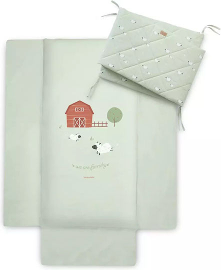 Bonjour Bebe Baby Crib Bedding Set Green