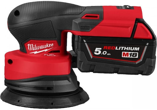 Milwaukee FROS125-502X Exzenterschleifer 125mm Batterie 2x5Ah mit Geschwindigkeitsregelung und mit Absaugsystem