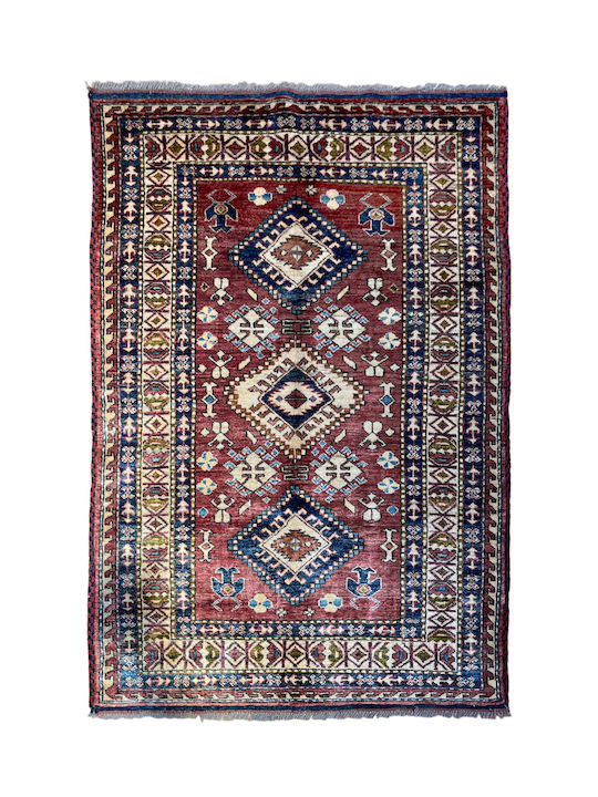 Koulis Family Kazak 24-034 Χειροποίητο Χαλί Ορθογώνιο 114x142cm