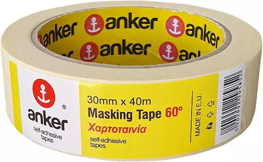 Anker Bandă De Hârtie Masking 60° 30mm X 40m