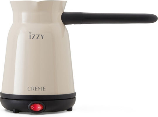 Izzy Electric Greek Coffee Pot 800W with Capacity 300ml Brown