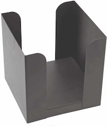 Black Matte Napkin Holder Inox 18/10 17.5x18.5cm 1930