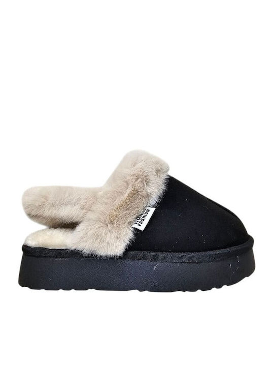 Winter Women's Slippers Black