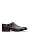 Lace Men's Leather Moccasins Brown