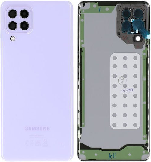 Hinteres Abdeckungs-Cover Samsung Galaxy A22 4G A225 Lila