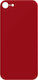 Back Cover Glass Iphone 8 Red