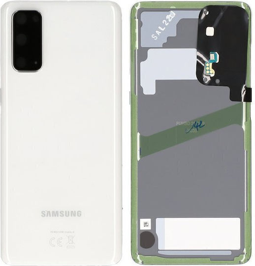 Πισω Καπακι Back Cover Samsung Galaxy S20 G980 Λευκό