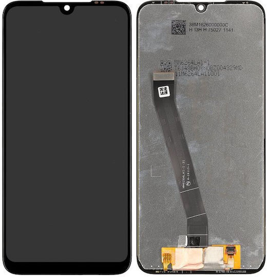 Οθόνη mit Touch-Mechanismus und Rahmen für Xiaomi Redmi 7 (Schwarz)