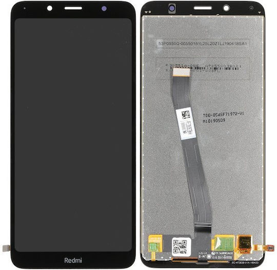 Οθόνη με Μηχανισμό Αφής για Redmi 7A (Μαύρο)